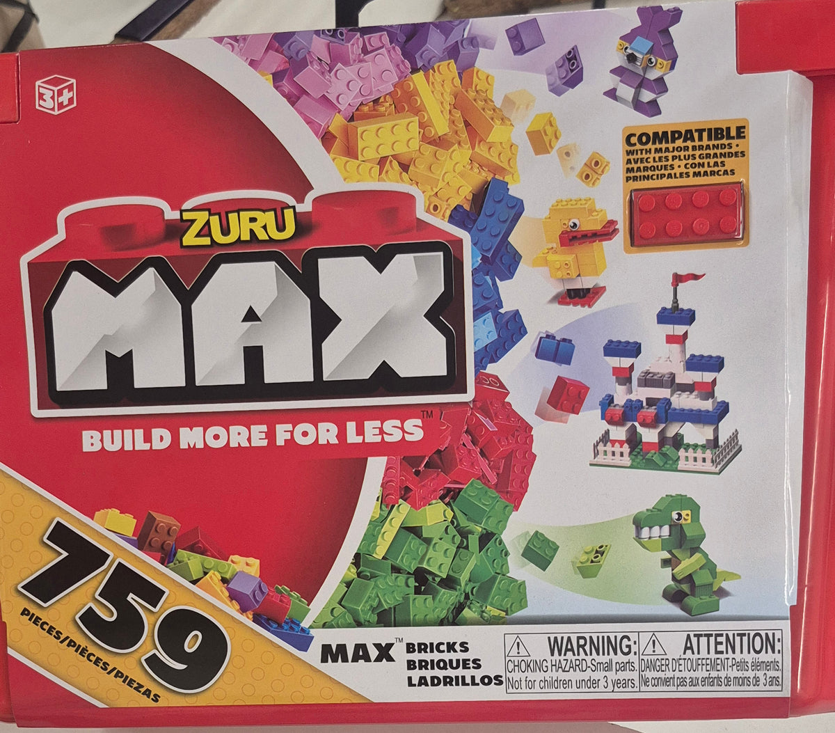 Coffret de briques Zuru MAX – 759 pièces