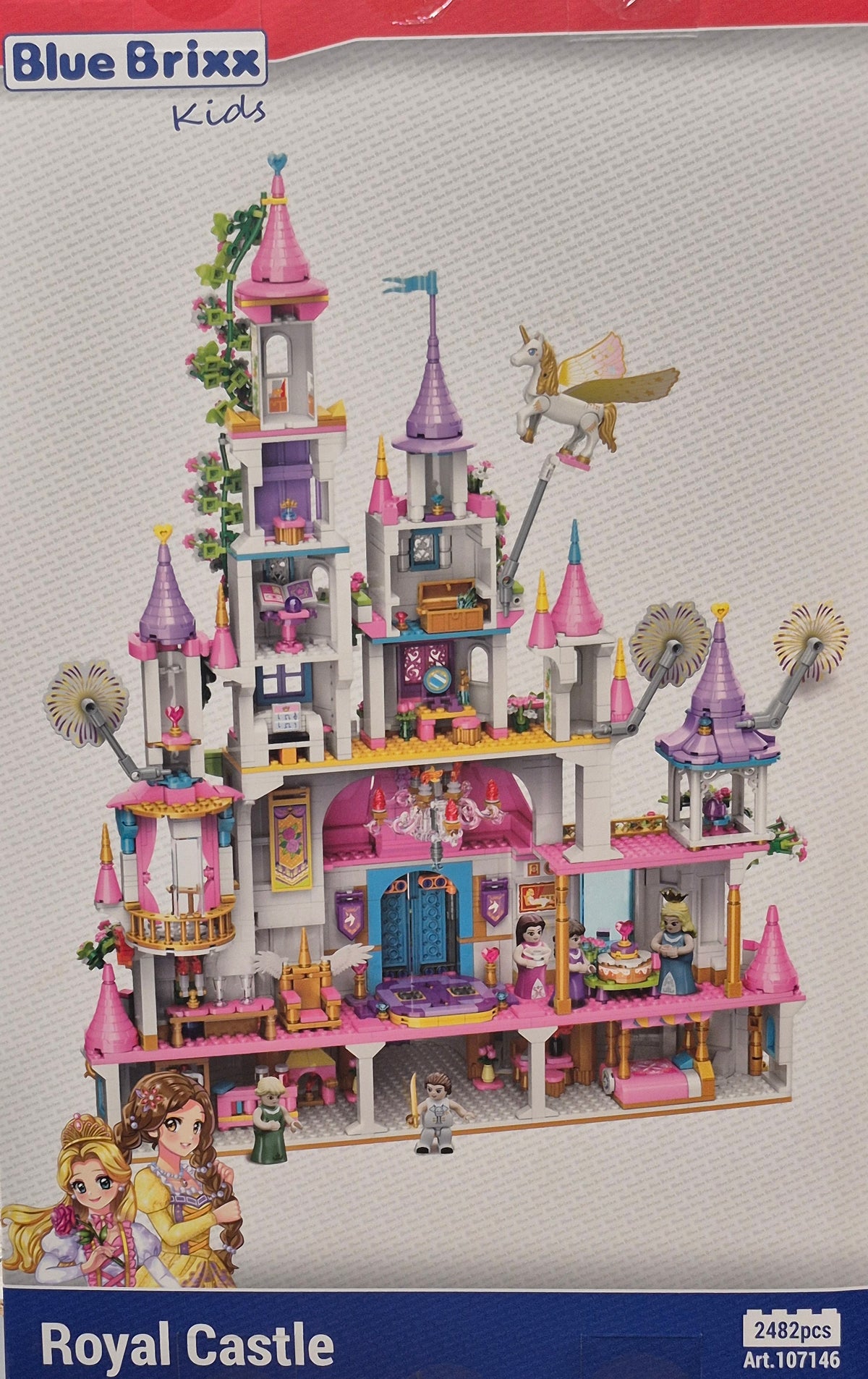 Château Princess Castle 2482 pièces neuf BlueBrixx