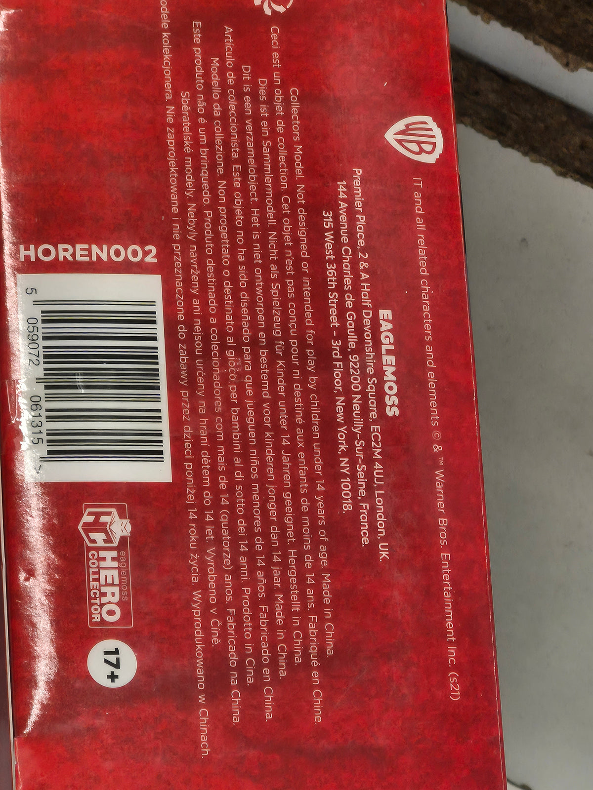 Figurine Pennywise IT The Movie – Hero Collector, échelle 1:16