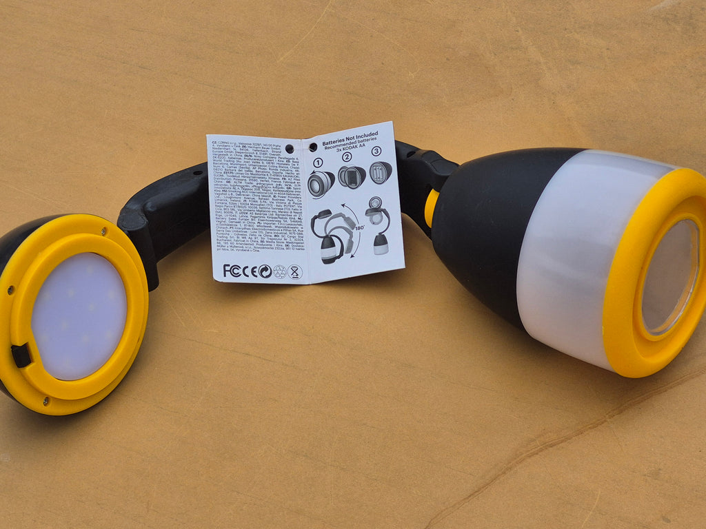 Lampe de camping Kodak LED Camping 200 – noire et jaune
