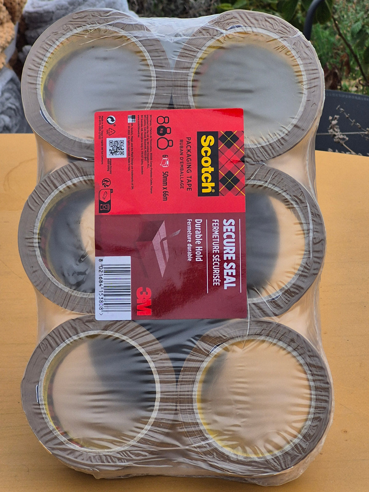 Ruban d’emballage Scotch Secure Seal – pack de 6 rouleaux